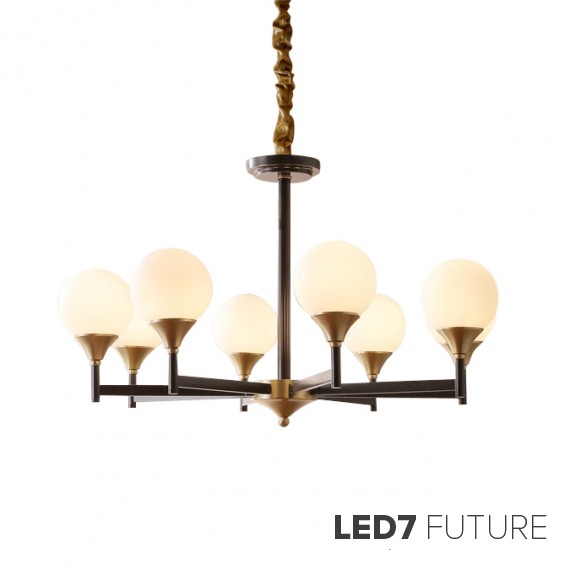 Loft Industry Modern - Finland Black Chandelier